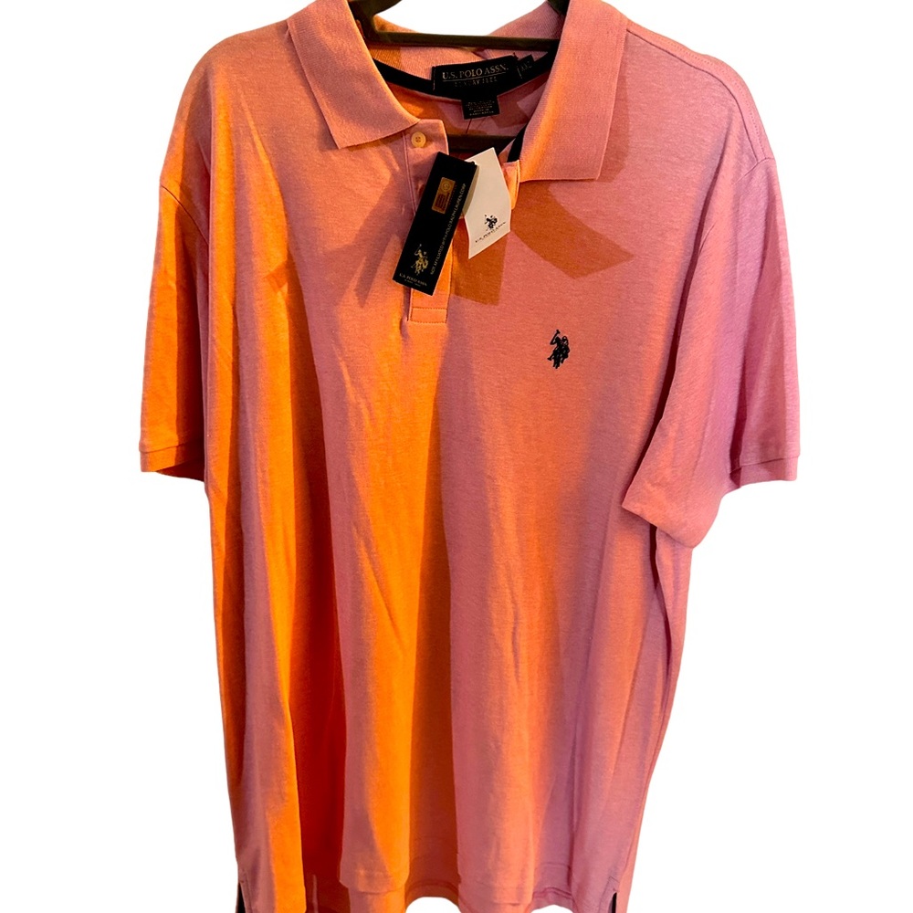Pink polo shirt